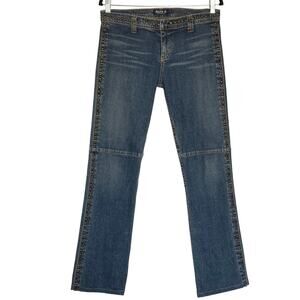 Vintage Y2K Allen B. Studded Low Rise Jeans Women’s Size 31